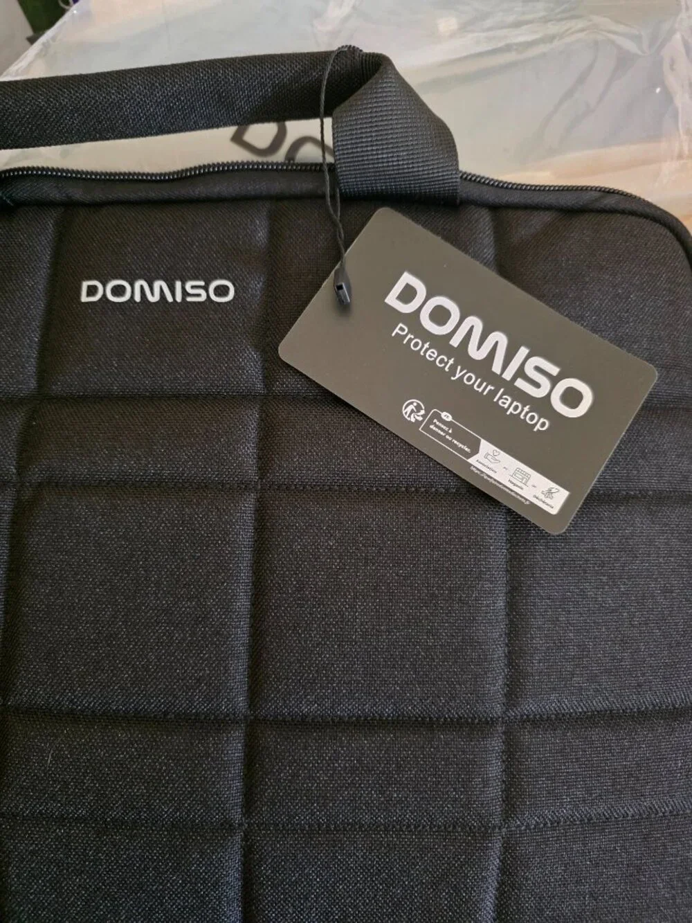 NWT! Dimoso Padded Laptop Computer Carrying Case w/Plush Lining & Shoulder Strap